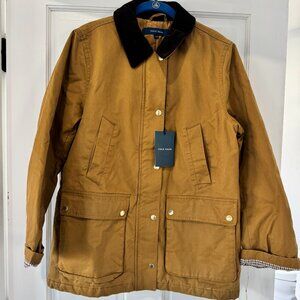 Cole Haan Coated Hunter Jacket Size M NWT | Quilted Lined Utility Rain Coat